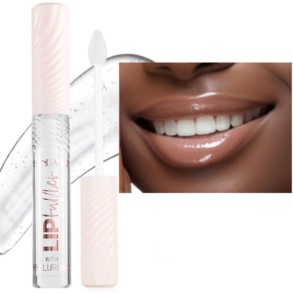 Clear Lip Gloss Lip Plumper With Shine, Long Lasting Non Sticky Hydrating Formula #1