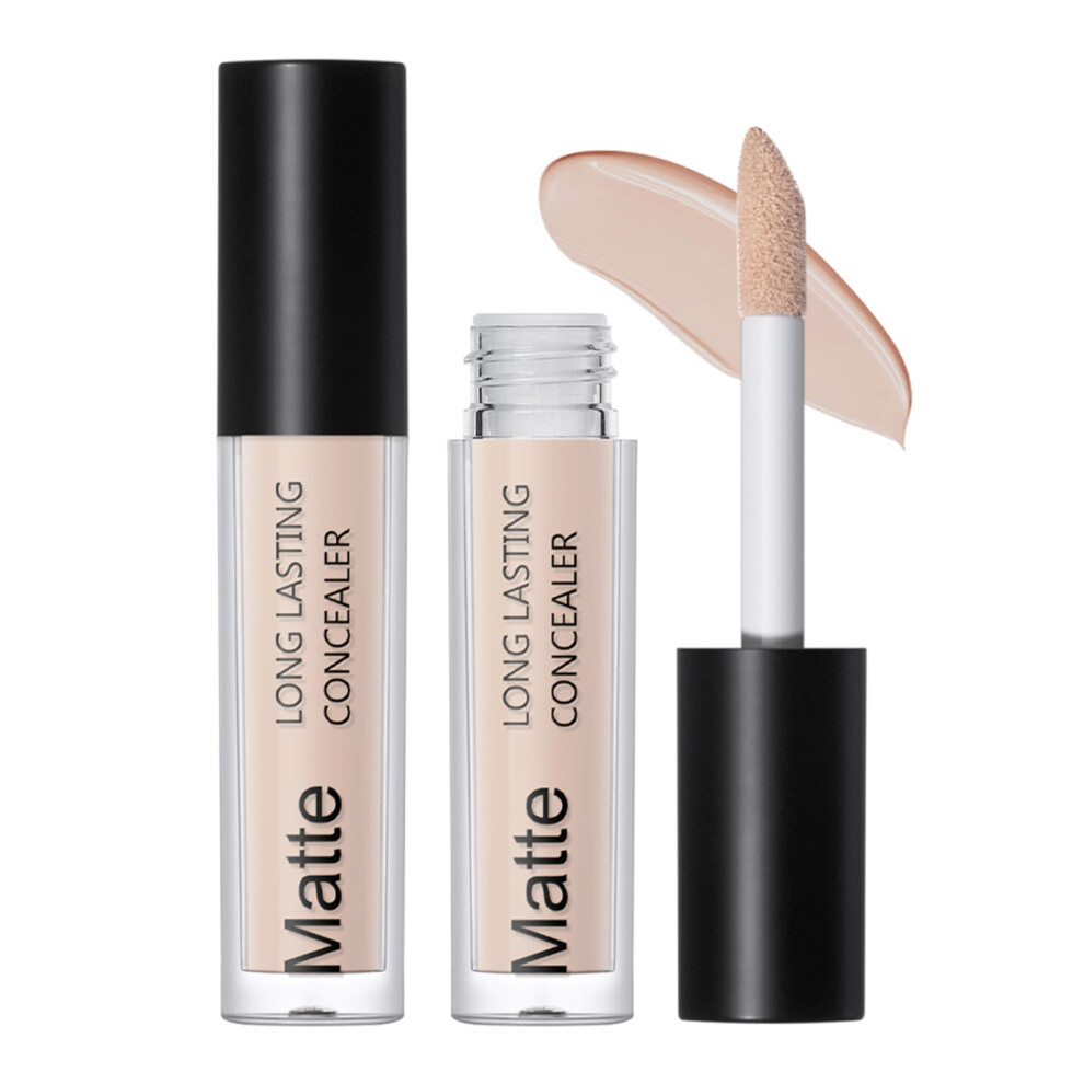 Dark Waterproof Full Coverage Liquid Concealer For Circles And Blemishes With Matte Finish