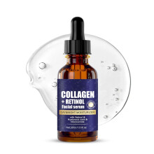 Retinol Collagen Face Serum Anti Aging Hydrating Formula for Wrinkles Fine Lines and Firm Skin