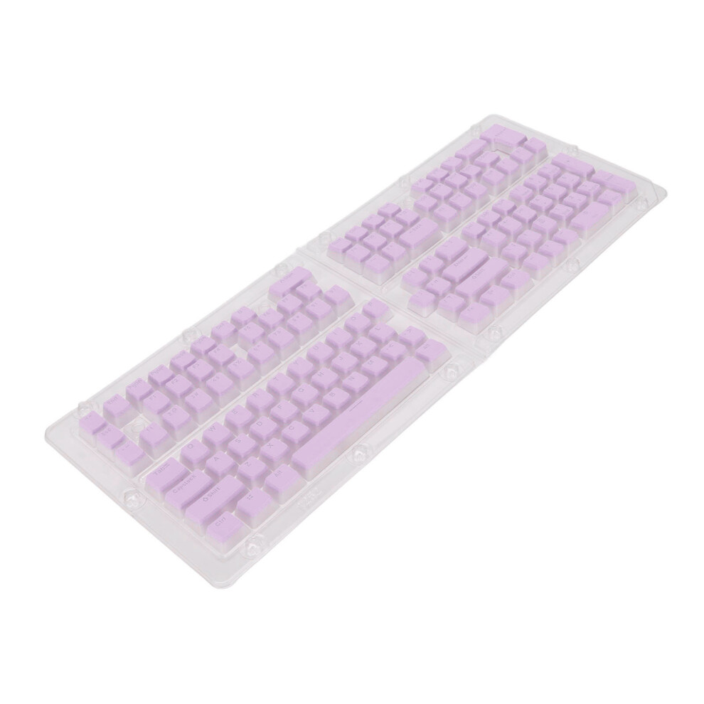 129-Key Translucent Pbt Pudding Keycaps Set For Mechanical Keyboard, Oem Height, Purple 7891380870450
