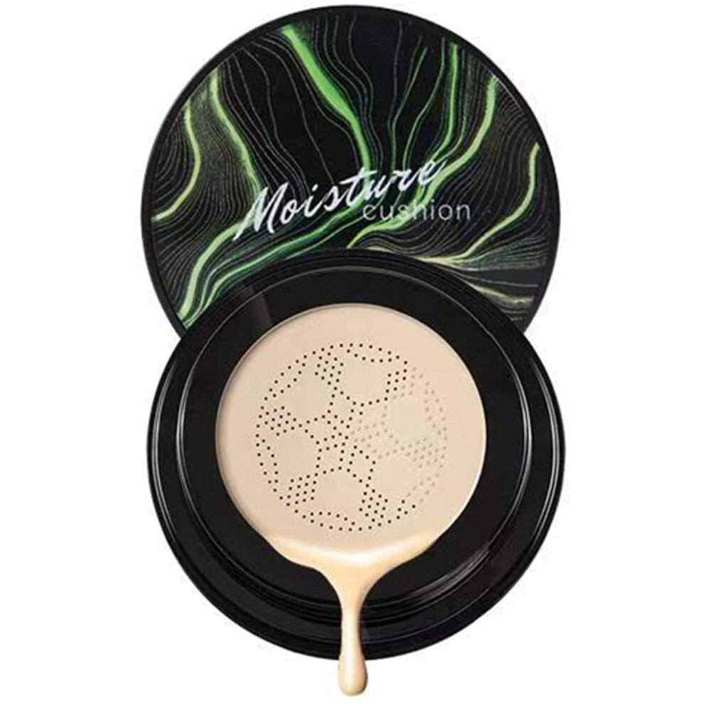 Cream Air Cushion Bb With Mushroom Head Foundation, Flawless Coverage, Hydrating Longlasting Wear
