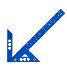 Middenschrijver Meetinstrument, Houtbewerkingslijnkalibers, 45/90 Graden Haakse Lijnmeter Timmerman Liniaal Inch