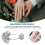 0-13 Ring Sizer Measuring Tool Set Metal Ring Sizers Metal Ring Gauges Finger Sizer & Ring Mandrel 3