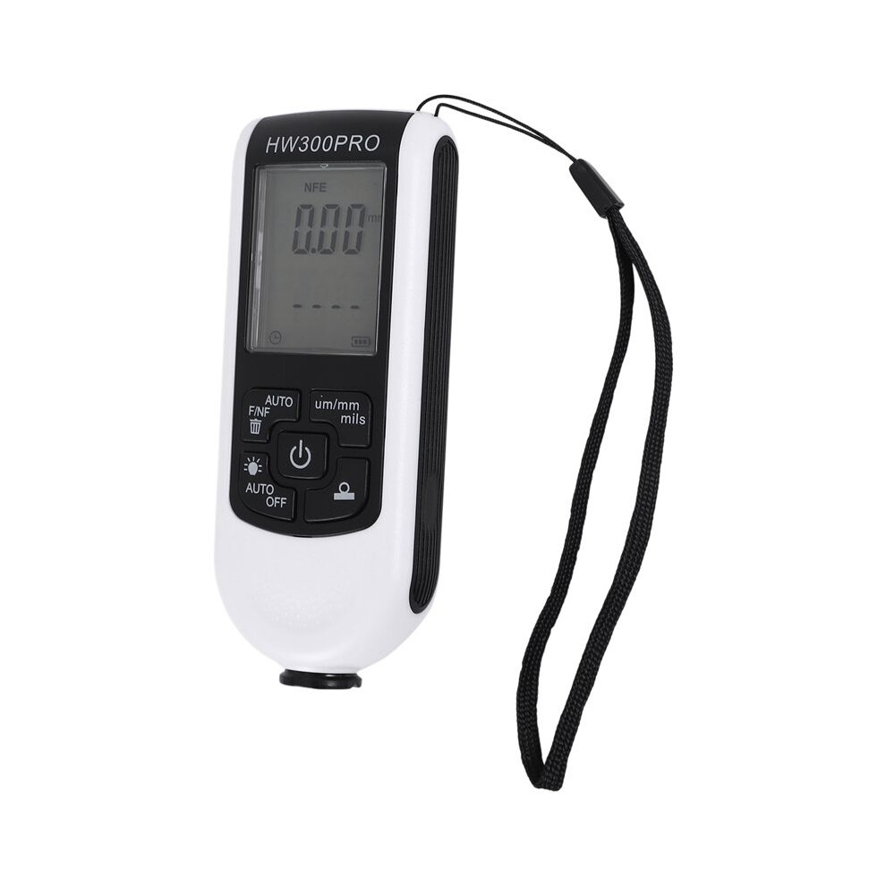 Digital Backlight Lcd Film Thickness Meter Car Paint Thickness Tester Coating Thickness Gauge Measuring Tool White 6031497431729