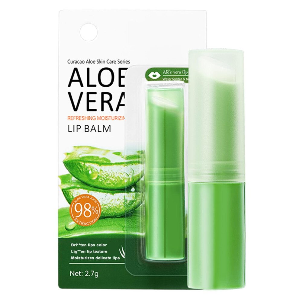 Aloe Vera Hydrating Lip Balm Deep Moisture Natural Formula for Dry and Sensitive Lips 1PCS