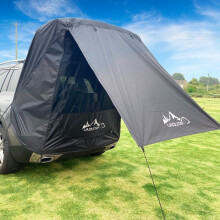 TTLIFE Car Awning, Car Tailgate Tent, with B3 Waterproof Sun Protection Mesh, Sun Shelter Tent
