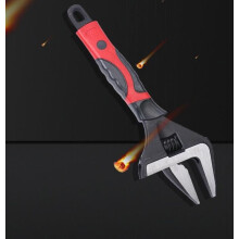 Large opening multifunctional adjustable wrench, live mouth, versatile hand wrench, large 6-inch board, one piece