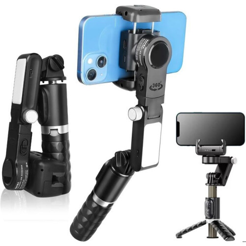 STRBDYI Smartphone Stabilizer, Mobile Phone Gimbal Stabilizer, Selfie Stabilizer, Bluetooth Remote Control