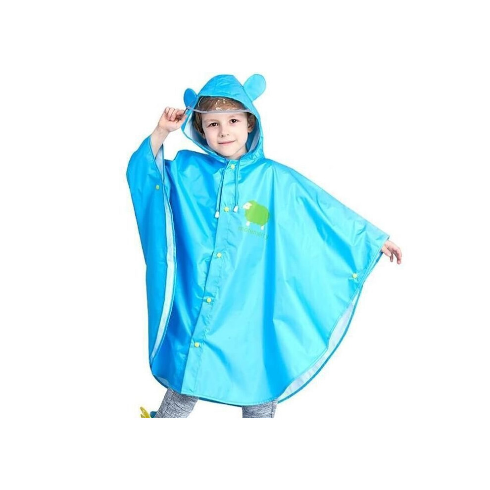 Children's Rain Poncho, Waterproof, Foldable Rain Cape, Children's Rainwear With Hood, Raincoat 8581601026566
