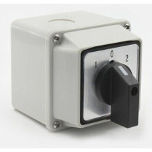 Came Universal Rotary Selector Switch LW26-20A 220V - 8 terminals, 3 positions 1-0-2, Reversing Switch with multiple colors, Largeight