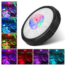 LED-USB-auton sisävalo RGB 12 väriä kosketusnäyttö LED-autovalo auton tavaratilan venevaunulle