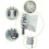 Fruit Pickers, Silver Fruit Picker, without Telescopic Metal Handle, Apple Pickers, for Apples, Pears, Oranges, Tool 4