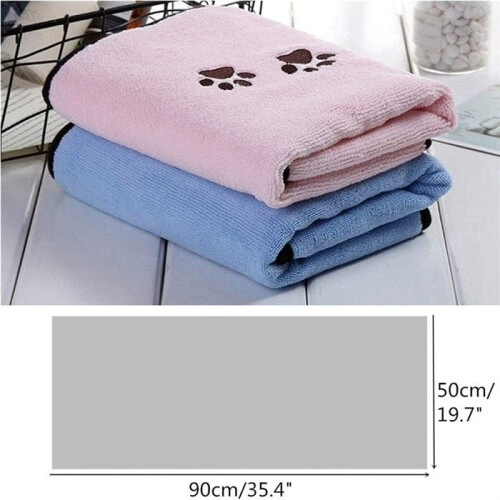 Pet bath towel, 2 pet towels 1