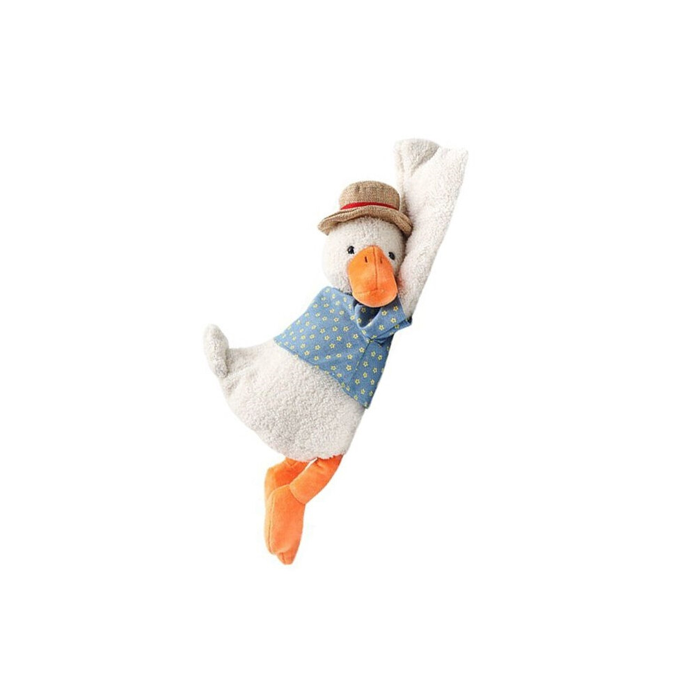 Duck-Shaped Car Tissue Holder, Creative And Cute Tissue Box, Cartoon, Portable, Plush, For 8581601028799