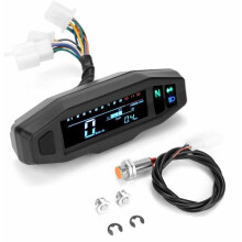 Mini LCD digitale motorfietssnelheidsmeter en toerenteller voor elektromotor, meerdere kleuren, groot