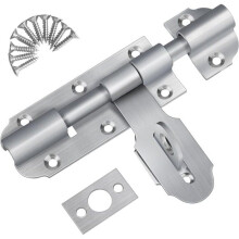 Buitendeurbout met hangslotsluiting 135 mm roestvrijstalen schuifdeurgrendel Klein klinkslot van PZCC