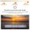 Luz LED programável para aquário com espectro completo, visor LCD com ajuste de brilho, modos nascer e pôr do sol e luar, extensível e flexível. 5