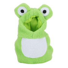 Ropa para loros y pájaros pequeños, disfraz para mascotas con diseño de dibujos animados y ojos 3D, prenda ligera de tela de algodón suave para