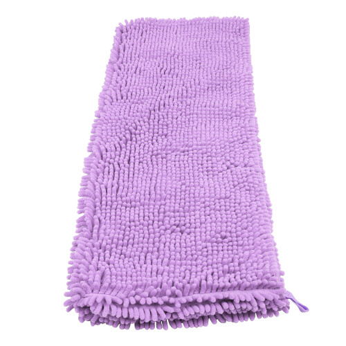 Πολυτελές χαλάκι μπάνιου σενίλ βελούδινο εξαιρετικά μαλακό αντιολισθητικό 2
