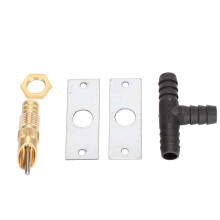 Kupfernippel-Tränke mit Käfigclip, automatischer Wasserspender, korrosionsbeständiges Nagetier-Bewässerungssystem,