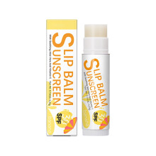 SPF 30 Lip Balm with Vitamin E and Coconut Oil, Broad Spectrum Lip Sunscreen Stick Travel Size
