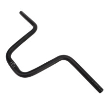 Manubrio pieghevole per bici da strada di diametro 25,4 mm, lunghezza 580 mm, in alluminio con riser