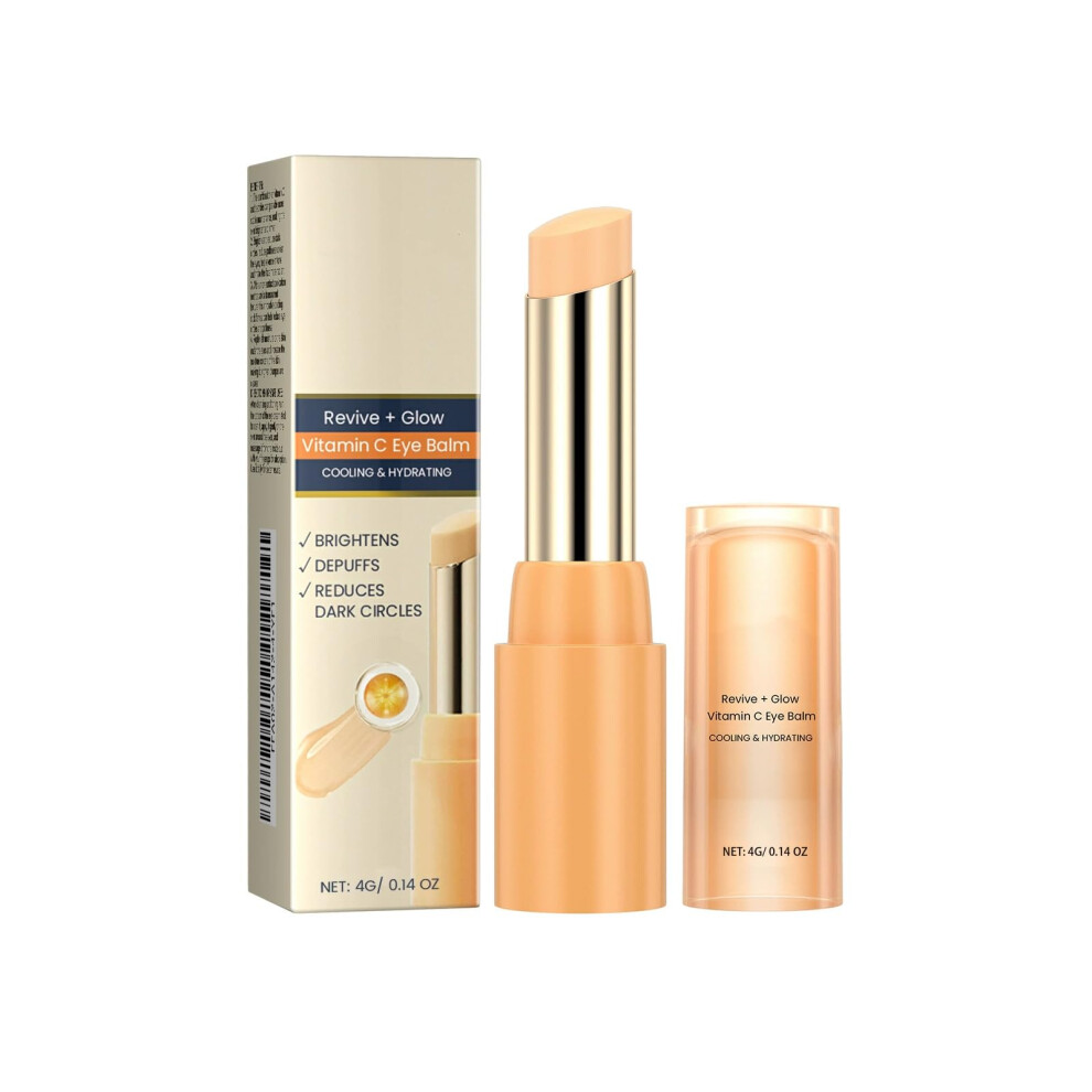 Cream/Dark Vitamin C Eye Balm Stick For Circles Puffiness And Wrinkles 4G