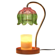 Kerzenwärmerlampe, Süße Kerzenlampe mit Timer und Dimmbar, Einweihungsgeschenk für das Neue Zuhause, Lotuswachs-Schmelzwärmer, US-Stecker