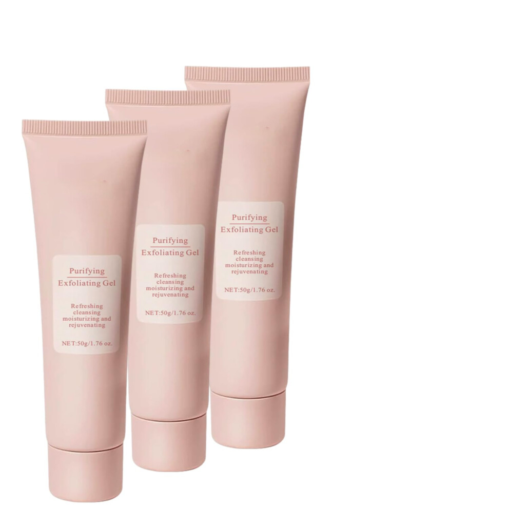 Exfoliating Gel 3pcs Gentle Enzyme Facial Scrub for Sensitive Skin Hydrating Face and Body Care