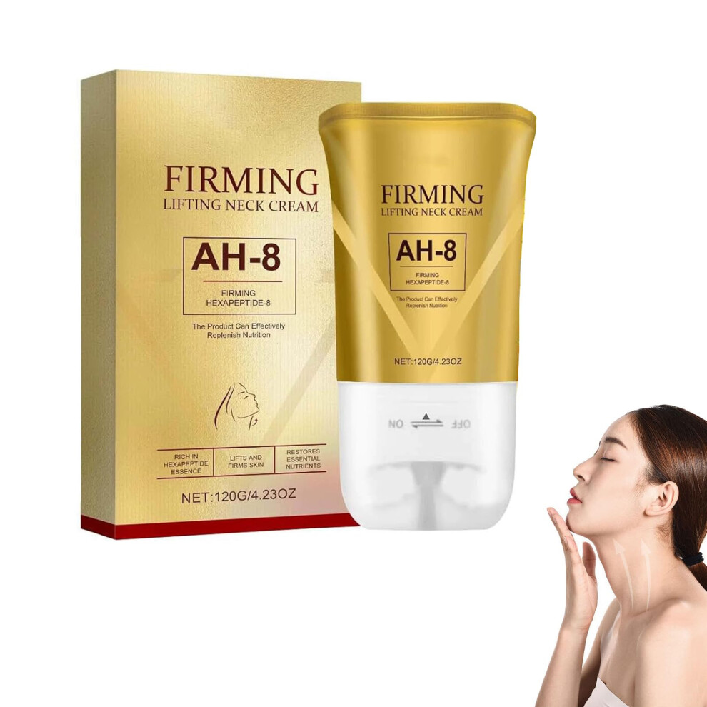 Firming Neck Cream with Roller Applicator for Moisturizing and Lifting, AntiWrinkle Korean Skincare 120g