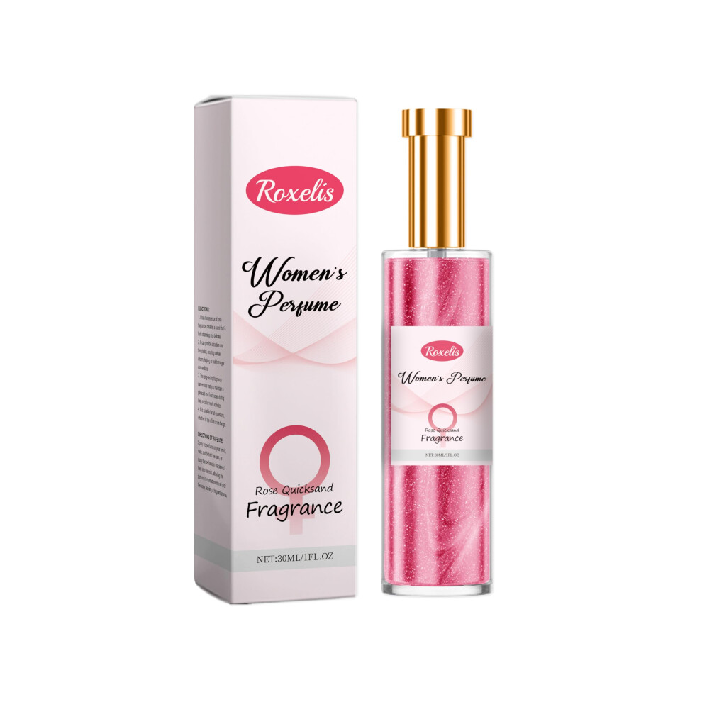 Women's Perfume Long Lasting Elegant Floral Rose Scent with Compact Bottle for Daily Wear