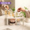GEEZY (Corner Shelf) GEEZY Stackable Insert Shelves - Kitchen Pantry Cabinet Counter Storage Organizer Rack Stand - Space-Saving, Durable, and Versatile 6