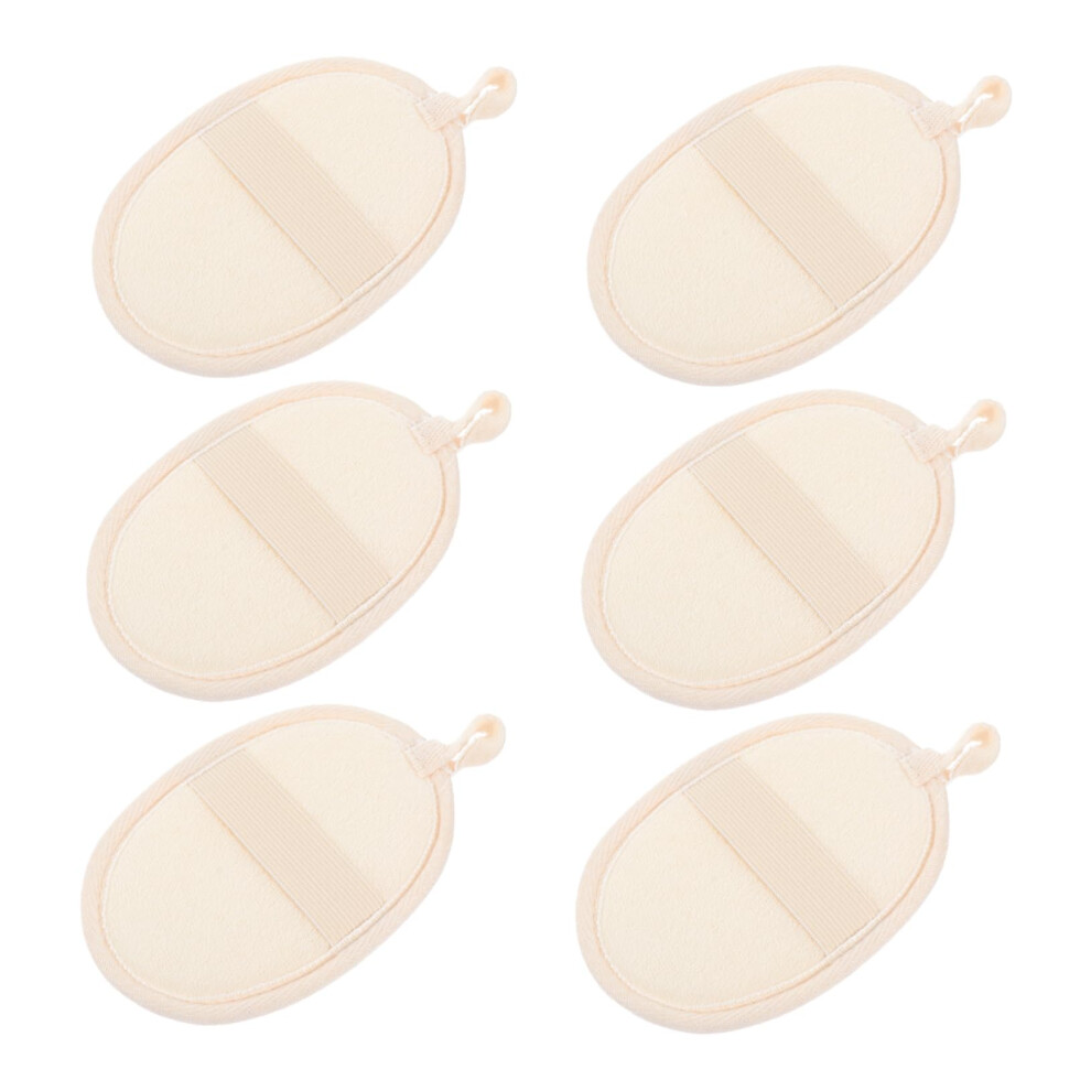 Exfoliating Bath Towel Set of 6 Soft Loofah Body Scrubber Towels for Full Body Deep Cleansing Shower