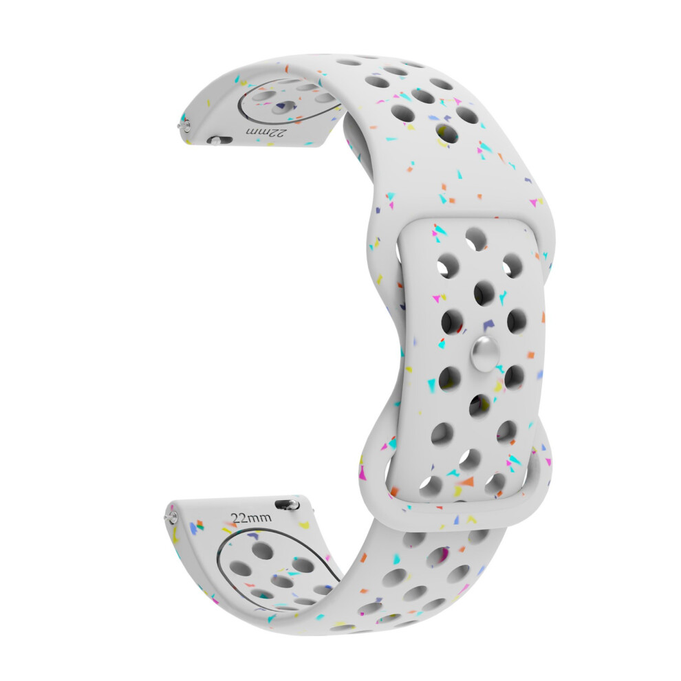 Replacement Belt Quick Release Silicone Wriststrap- 18Mm White 7627001181410