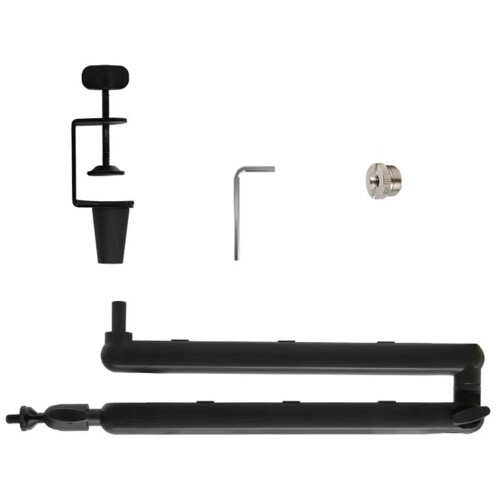 Adjustable Metal Microphone Boom Arm Stand-No heightening pole
