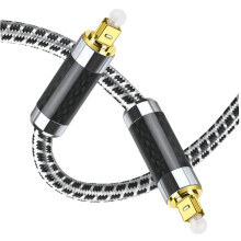 Optical Audio Cable Digital Fiber Optic Cord for TV and Sound Bar Male to Male Home Theater