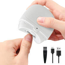 Electric Baby Nail Clipper with LED Light, Rechargeable Automatic Nail Trimmer for Kids and Seniors