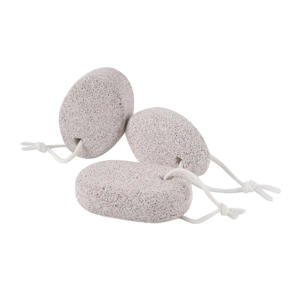 3PCS Pumice Stone Foot File Set Natural Volcanic Callus Remover for Smooth Pedicure Feet