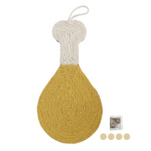 Interactive Cat Scratch Pad, Wall Floor Hanging Fish Shaped Design, Protects Furniture From Scratching, Environmentally Friendly Natural Sisal Materia