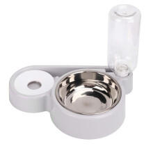 Automatic Water Dispenser for Pets Break-Proof Stainless Steel Bowls Easy Eating Design with Anti-Slip Base