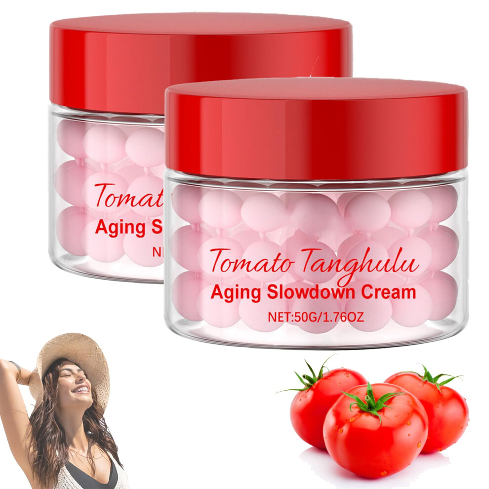 Cream Facial Moisturizer With Dual Texture Hydration And Anti Aging Brightening For All Skin Types 50Ml