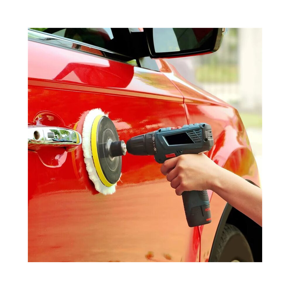 Polishing Tool Kit Polishing Pad Car Waxing Sponge Disk Wool Wheel Auto Paint Care Polisher Pads For Car Polisher 4713298685809