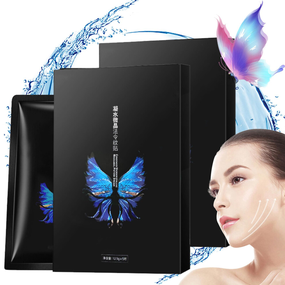 Nasolabial Fold Removal Patch with Hyaluronic Acid Hydrogel Mask for Deep Hydration and Firmness