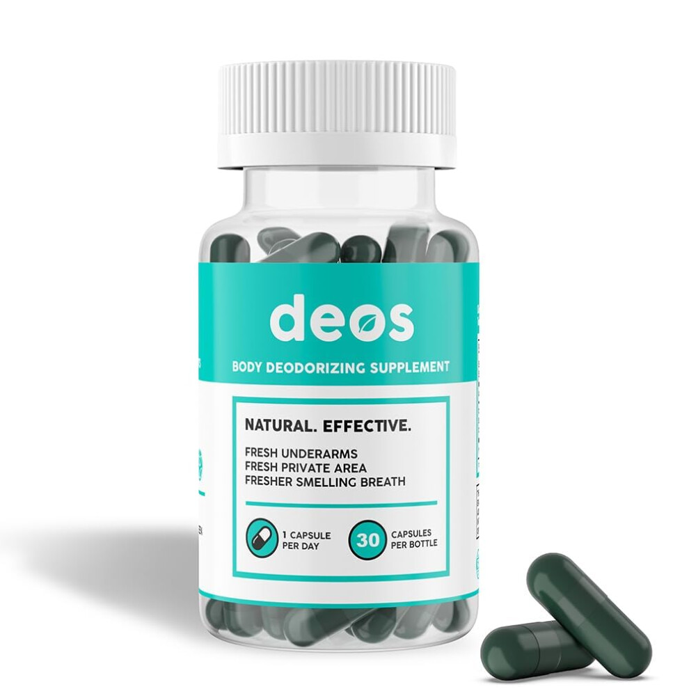Chlorophyll Supplements for FullBody Odor Control and Gut Health â Vegan Internal Deodorant Pills 30 Capsules