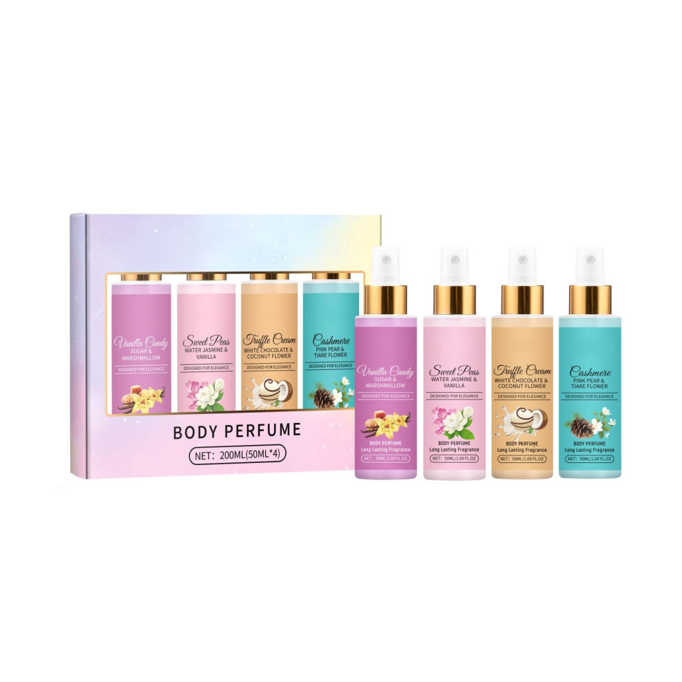 Peach Women's Perfume Body Mist Vanilla Cherry Spray, Longlasting Fragrance, 50Ml Travel Size