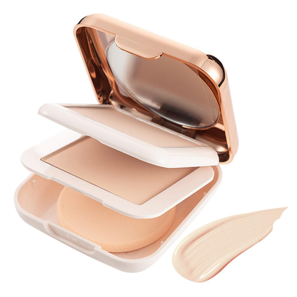 Face Powder Compact with OilControl Matte Finish, LongLasting SweatProof PoreBlurring Formula