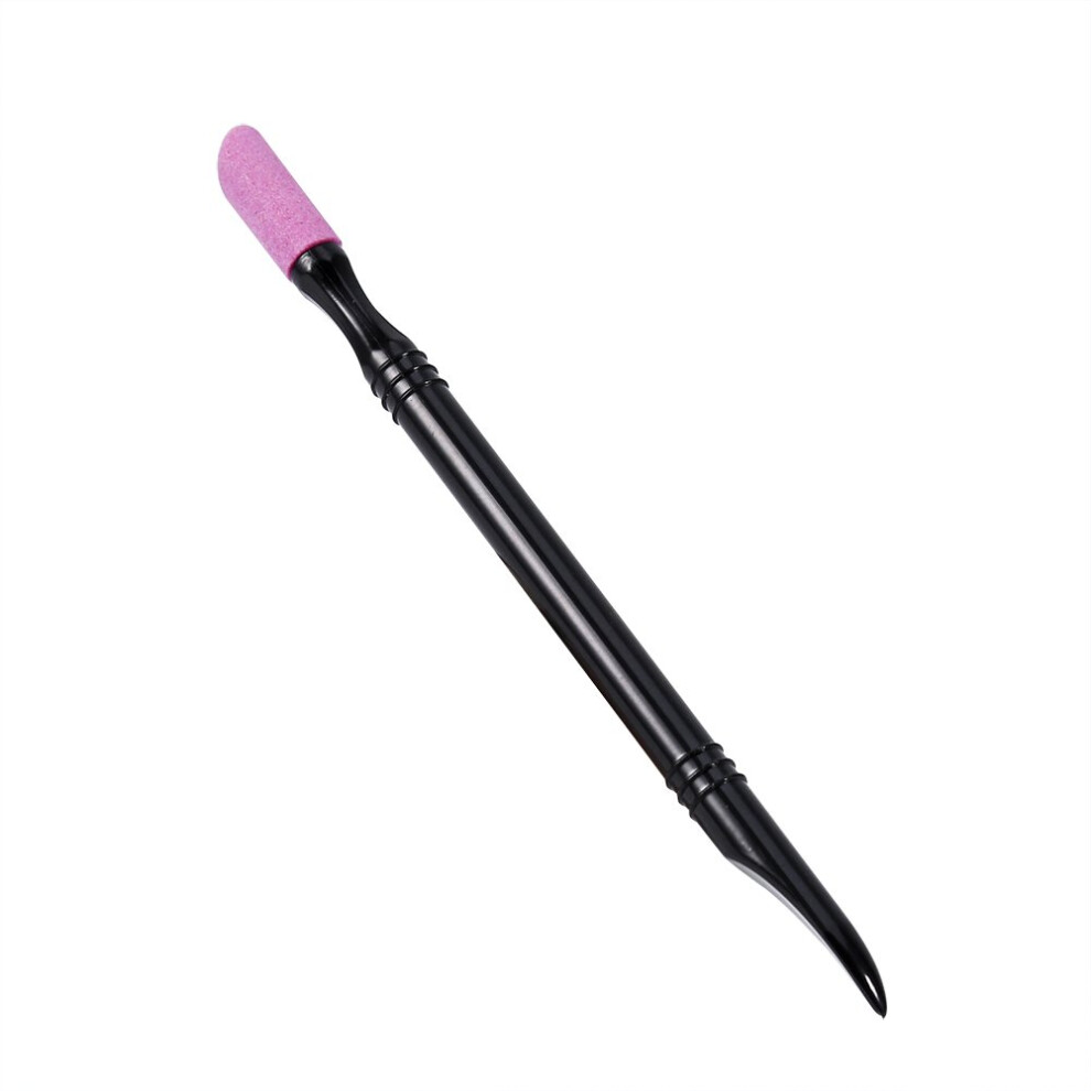 Nail Cuticle Pusher Quartz Pen for Precise Nail Shaping and Professional Manicure Use