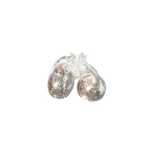 1/2Pcs Elegante Imitation Kristall Ohr Clip Zubehör Für-Einzel
