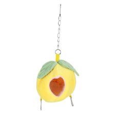 Rede para Rato em Formato de Esconderijo, com Design de Frutas, Ninho de Pelúcia Macio e Aconchegante para Pequenos Animais.