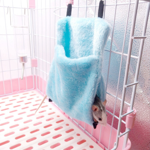 Ζεστή φωλιά πουλιών για κλουβί, βελούδινη κρεμαστή αιώρα, μαλακή σκηνή ύπνου 2